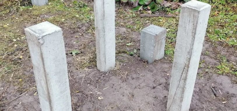 Фундамент на забивных ЖБ сваях
